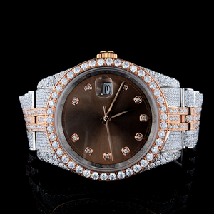 Reloj Mecánico Analógico de Acero Inoxidable de 100 Bares, Resistente al Agua, Estilo Hip Hop Clásico Unisex, Hecho a Mano con Diseño Artístico de Joyas de Belleza - Product Image 1