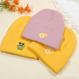 Gorros de Punto Personalizados, Gorros Cálidos y Holgados, Colección de Gorros de Moda, Fabricante de Gorros con Bordado Personalizado, Gorros de Invierno - Product Image 1
