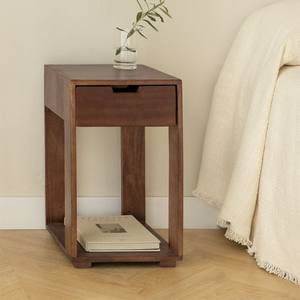 Mesita de noche Vandana Nova Hexa Square 35x35 cm en madera Leduc - Product Image 1