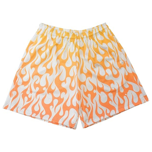 กางเกงบาสเก็ตบอลตาข่ายผู้ชาย OEM ODM เอวยางยืด มีเชือกผูก กระเป๋าข้าง พิมพ์ลายแบบระเหิด 3 มิติ จากโรงงาน - Product Image 1