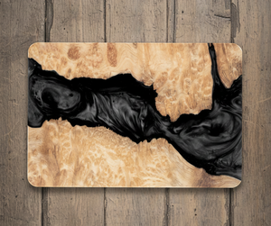 Planche à découper en bois et résine époxy, épaisseur 1,5 cm, résistante au lave-vaisselle, design personnalisé, pour servir le fromage - Product Image 6
