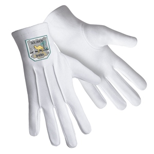 ถุงมือราชินีแห่งแดนใต้คุณภาพสูง ทำจากผ้าฝ้ายสีขาวบริสุทธิ์ - Product Image 3