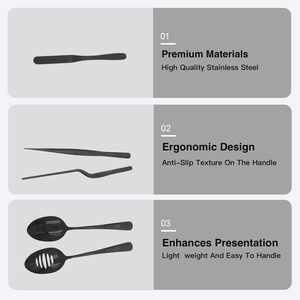 Altomme Instruments 5 Piece Chef Plating Tools Professional Stainless Steel <b>Kit</b> Customized Color Dishwasher Safe Food Styling - Product Image 3