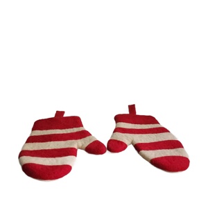 Népal mitaines en feutre écologiques faites à la main accessoires d'ustensiles de cuisine durables outils artisanaux - Product Image 1