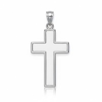 Pendentif Croix Chrétienne en Alliage de Zinc Plaqué Or avec Zircon, Bijou Souvenir d'Église pour Enfants, Personnalisé, Mignon et Pas Cher