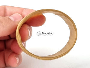 Anneau de serviette en corne fait main de luxe, écologique, style campagnard, accent décoratif naturel pour la table, idéal pour les cadeaux Tradebyd - Product Image 6