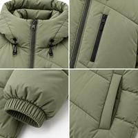 Vêtements de sport HMA SPORTS APPAREL, veste matelassée pour homme, fermeture éclair, coupe-vent, imperméable, respirante, polyester, hiver, décontractée, coupe ample, taille standard