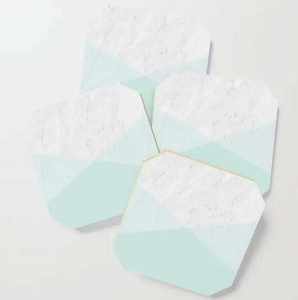 Sous-verres en résine époxy imperméables pour boissons chaudes - Haute qualité, durables, logo personnalisé, couleur/taille personnalisée, impression UV, cadeaux de mariage - Product Image 2