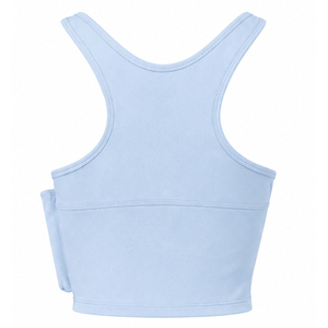 <b>Women</b> <b>Knitted</b> Short Cropped <b>Tank</b> <b>Tops</b> Sleeveless Racerback Workout Gym Yoga Fitness Training Private Label Activewear Wholesale - Product Image 4