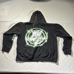 Hot Selling Cotton Printing <b>Men</b> <b>Hoodies</b> Custom Design White And <b>Black</b> Puff Print Best Quality Unisex Hoodie - Product Image 4