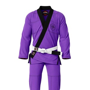 Traje de BJJ de tela de algodón premium, ligero, duradero, uniforme de entrenamiento, material de tejido perlado, logotipo personalizado, apto para hombres y mujeres. - Product Image 2