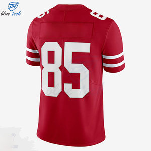Custom Short American Football Jersey Sublimated Printing Name Number Logo Quick Dry UV Protection Professional Team Style OEM - Product Image 2