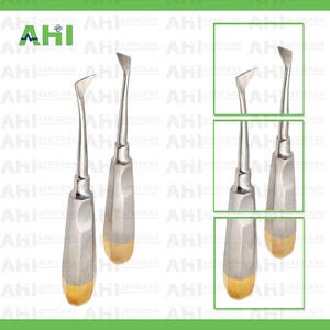 เครื่องมือถอนรากฟันแบบหมุน AHI รุ่นปรับแต่งได้ ครายเออร์ 25&26 ทำจากสแตนเลสสีเงิน ได้รับการรับรองมาตรฐาน CE คุณภาพพรีเมียม ผลิตในประเทศปากีสถาน - Product Image 3