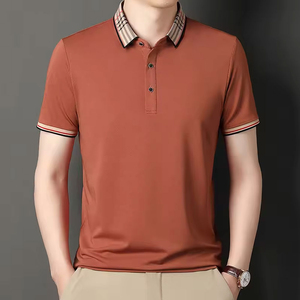 Chemises pour hommes à manches courtes, grande taille, en coton tricoté respirant, anti-rides, 100% coton, prix de gros abordable, haute qualité - Product Image 6