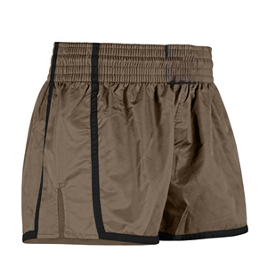 Shorts de boxe unisexes sur mesure, sublimation OEM, finition satinée, séchage rapide, vente en gros, faible MOQ, ensemble OEM en gros - Product Image 4