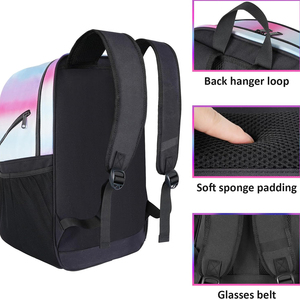Fashion Basketball <b>Drawstring</b> <b>Backpack</b> with Hidden Ball Compartment Side Water Bottle Holder Pockets Waterproof USB Port - Product Image 4