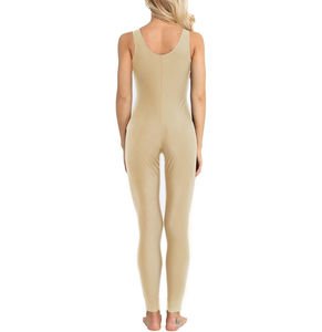 NUEVO Mono de Verano 2026 para Mujer, Mono de Yoga Personalizado de Punto Acanalado, Sin Mangas, de Color Sólido - Product Image 5