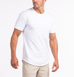 Camiseta de cáñamo para hombre al por mayor, camiseta oversize lisa de cáñamo de buena calidad, camiseta curva de cáñamo con estampado personalizado 2025 - Product Image 3