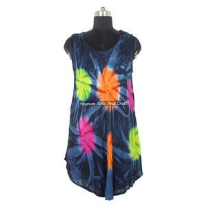 Nuevo Vestido Largo de Rayón Tie Dye, Sexy, Ajustado, Estilo Bohemio, para la Playa, para Fiestas Nocturnas, para Chicas, Vestido Largo Maxi Tie Dye - Product Image 1