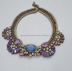 สร้อยคอที่ทันสมัยที่สุดสร้อยคอสร้อยคอฮอร์นและเรซินสำหรับผู้หญิงและเด็กผู้หญิงสร้อยคอทำด้วยมือออกแบบได้ตามต้องการเครื่องประดับคลาสสิก - Product Image 5