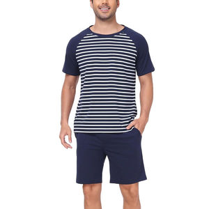 Ensemble short et chemise pour homme, coupe oversize, 100% coton, été, décontracté, manches courtes, séchage rapide, style streetwear, logo personnalisé, OEM, en gros - Product Image 1