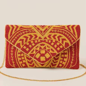 Bolso de Novia Étnico de Lujo con Bordado Artesanal para el Mercado de Moda Festiva y Nupcial - Product Image 2