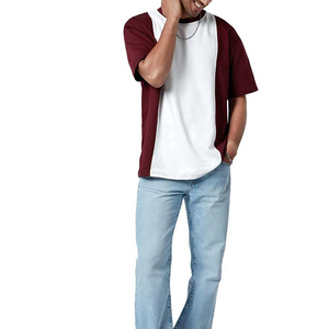 Custom <b>Men's</b> Formal Short Sleeve O-Neck T-<b>Shirt</b> with Digital Printed Pattern Polyester/Cotton Blend Quick Dry & Eco-Friendly - Product Image 3