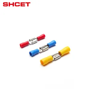 Wire Crimp Connectors AWG 22-16 Terminal Fork Block Plastic Solder Sleeve Insulated Cord End Terminal Crimp Wire Connectors