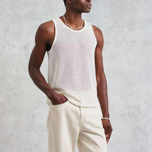 Camiseta deportiva para gimnasio para hombre, camiseta sin mangas transpirable para culturismo, chaleco de fitness sin mangas - Product Image 3