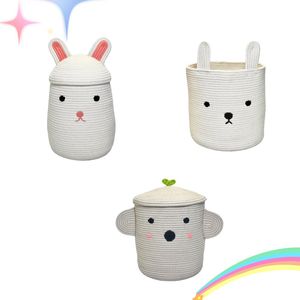 Panier bébé en coton fait main, berceau en corde, panier de couchage pour nouveau-né, décoration de chambre d'enfant, vente en gros - Product Image 1