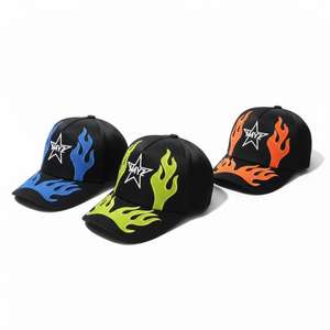 Gorra de Béisbol Casual Personalizada con Logotipo Estampado de Llama, 6 Paneles, Visera Curva Ajustable, 100% Lona de Algodón, Baja - Product Image 5