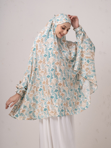 Hijab musulman vintage 100% viscose rayonne à imprimé numérique, motif ethnique, léger, doux, respectueux de la peau, pour femmes, long, pour la vie quotidienne - Product Image 2