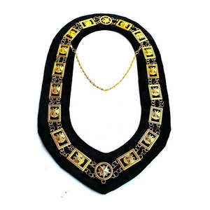 Collares Masónicos de Alto Rango, Fabricantes Profesionales, Collar Masónico Chapado en Oro - Product Image 4