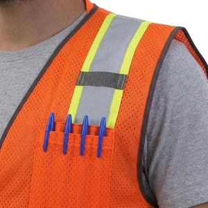 Chaleco de Trabajo Transpirable de Calidad Superior a Precio Económico, Chaleco de Trabajo con Logotipo Personalizado y Múltiples Bolsillos, Gran Venta - Product Image 4