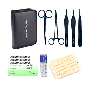 Kit de pratique de suture médicale de qualité supérieure en gros, kit de suture, instruments chirurgicaux, suture pour soins vétérinaires - Product Image 1