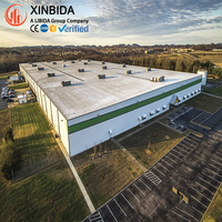 Bâtiment d'entrepôt industriel écologique préfabriqué pour centre de distribution et de stockage commercial aux États-Unis