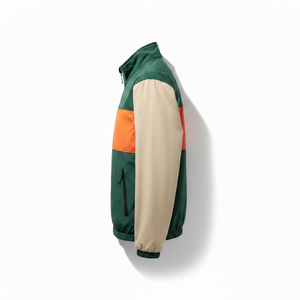 Custom Men Color Block Windbreaker Jacket Lightweight Waterproof Outdoor Sportswear Patchwork Zip Up Streetwear Casual Wind Coat - Product Image 2