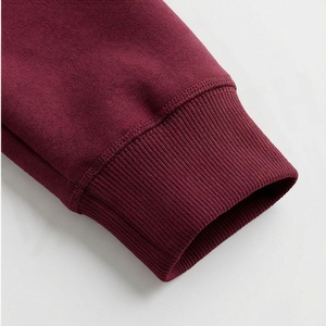 Women's 2 Piece Fleece Hooded Zip-Up Sweatshirt and Shorts Set Solid <b>Maroon</b> Casual All Seasons Wear - Product Image 6