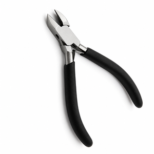 Precision Diagonal Cutting Pliers Black Handle Stainless Steel Tapered Baguette Cut for Jewelry DIY <b>Craft</b> Work - Product Image 5