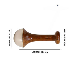 Varitas de masaje Kansa para rostro y cuerpo, de doble cara, con mango de madera de Acacia, Mango, Madera de Rosa y muchas otras especies de madera. - Product Image 2