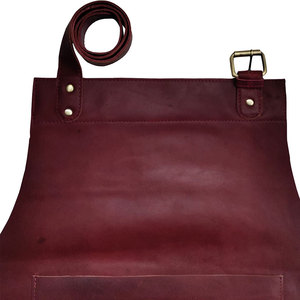 Best Selling Factory Supply Protective Workwear Flame Resistant Leather Welding <b>Tool</b> Pocket Apron for Safety Working - Product Image 4