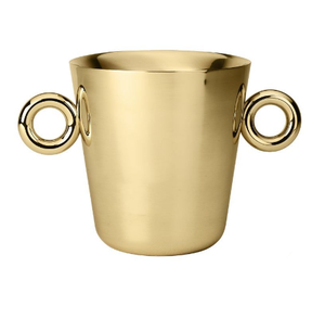 Enfriador de Vino y Cerveza de Acero Inoxidable Plateado Pulido para Bebidas, Portátil, Duradero y Ligero - Product Image 5