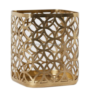 Porte-bougie en métal fait main de qualité supérieure pour bureau/table, décoration de Noël, écologique et durable, exportation mondiale - Product Image 1