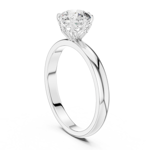 Anillo de Diamante Moissanita de Plata 925 Hecho a Mano para Mujer - Product Image 3
