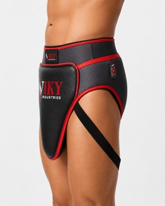 Protector Profesional de Cuero Ajustable con Cierre de Cordones para Ingle y Abdomen para Boxeo, Muay Thai y MMA - Product Image 5