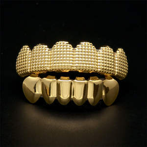 2023 estilo Vintage personalizado hombres Provence Grillz 10K oro sólido dientes parrilla polvo Moissanite chapado en oro decoración de regalo de fiesta - Product Image 4