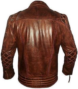 Veste en cuir de qualité supérieure pour homme, style veste d'hiver, en cuir véritable, en vente en ligne à bas prix - Product Image 4