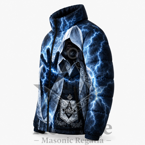 Veste matelassée légère et isolante pour homme, tenue maçonnique héritage, vêtements de fraternité grecque, vêtements maçonniques - Product Image 3