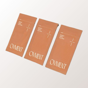 Toallitas húmedas OVMENT Inner Mate para la higiene femenina, paquete individual de 15 toallitas x 2 sets, 30 toallitas en total - Product Image 1