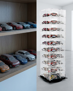 Mueble Versátil y Moderno de Acrílico Transparente para Exhibición de Autos, de Pie, Personalizable, de Gran Capacidad, Fácil de Montar - Product Image 3